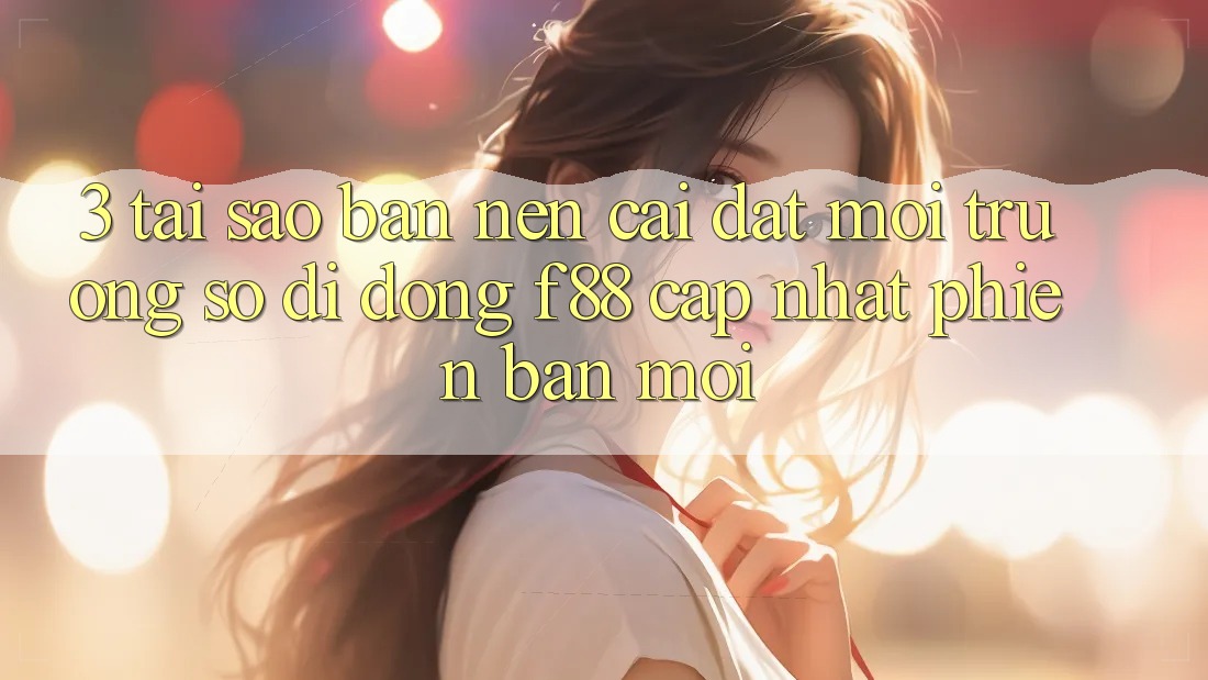 3. Tại Sao Bạn Nên Cài đặt Môi trường số di động f88 Cập Nhật Phiên bản mới?