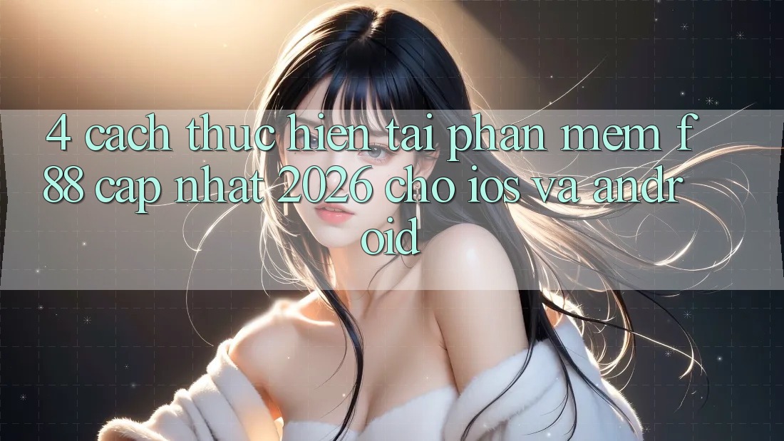 4. Cách thực hiện Tải Phần mềm f88 Cập Nhật 2026 Cho iOS Và Android
