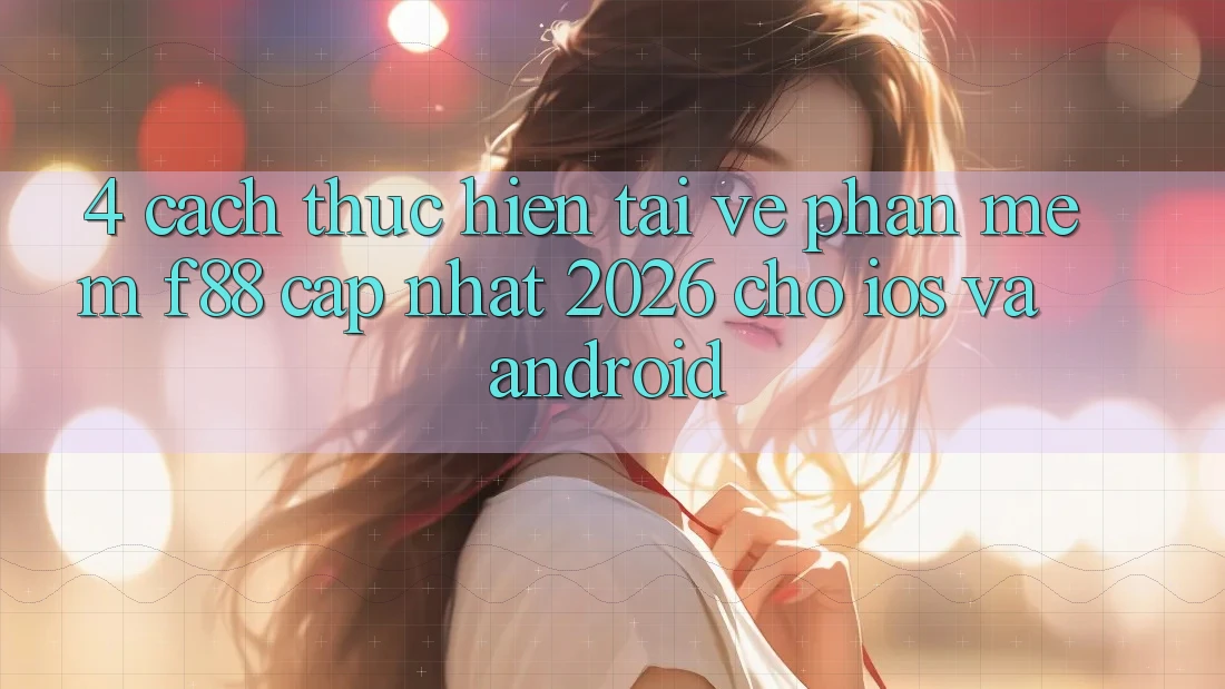 4. Cách thực hiện Tải về Phần mềm f88 Cập Nhật 2026 Cho iOS Và Android
