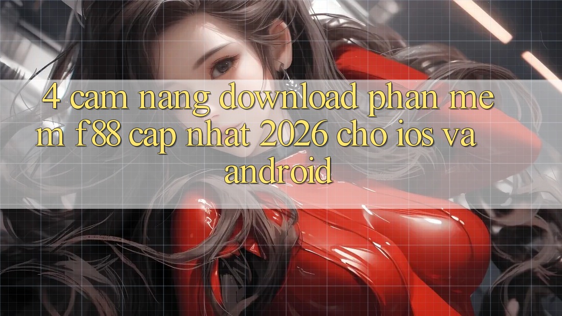 4. Cẩm nang Download Phần mềm f88 Cập Nhật 2026 Cho iOS Và Android