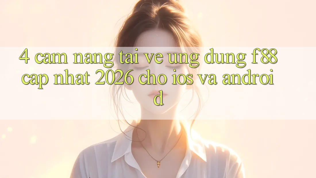 4. Cẩm nang Tải về Ứng dụng f88 Cập Nhật 2026 Cho iOS Và Android