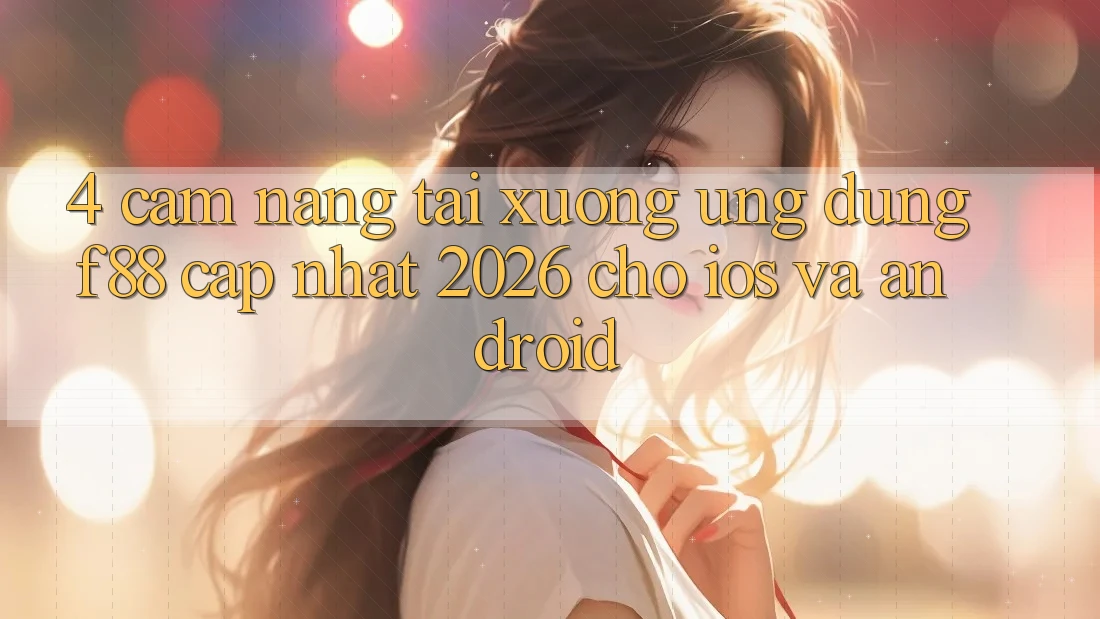 4. Cẩm nang Tải xuống Ứng dụng f88 Cập Nhật 2026 Cho iOS Và Android