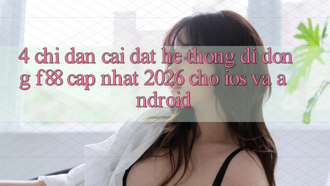 4. Chỉ dẫn Cài đặt Hệ thống di động f88 Cập Nhật 2026 Cho iOS Và Android