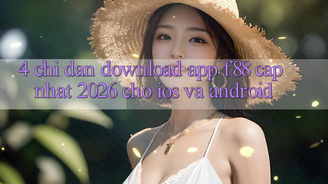 4. Chỉ dẫn Download App f88 Cập Nhật 2026 Cho iOS Và Android