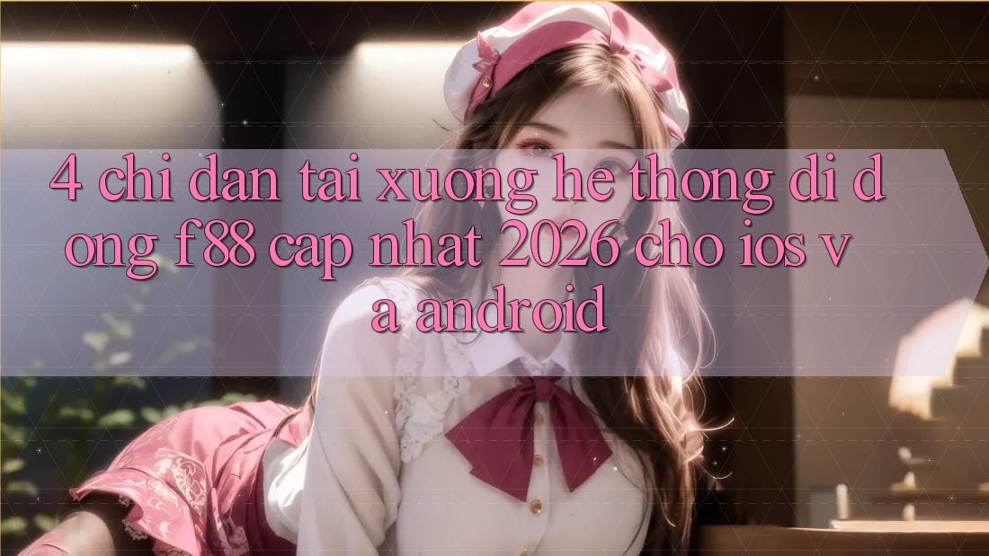 4. Chỉ dẫn Tải xuống Hệ thống di động f88 Cập Nhật 2026 Cho iOS Và Android