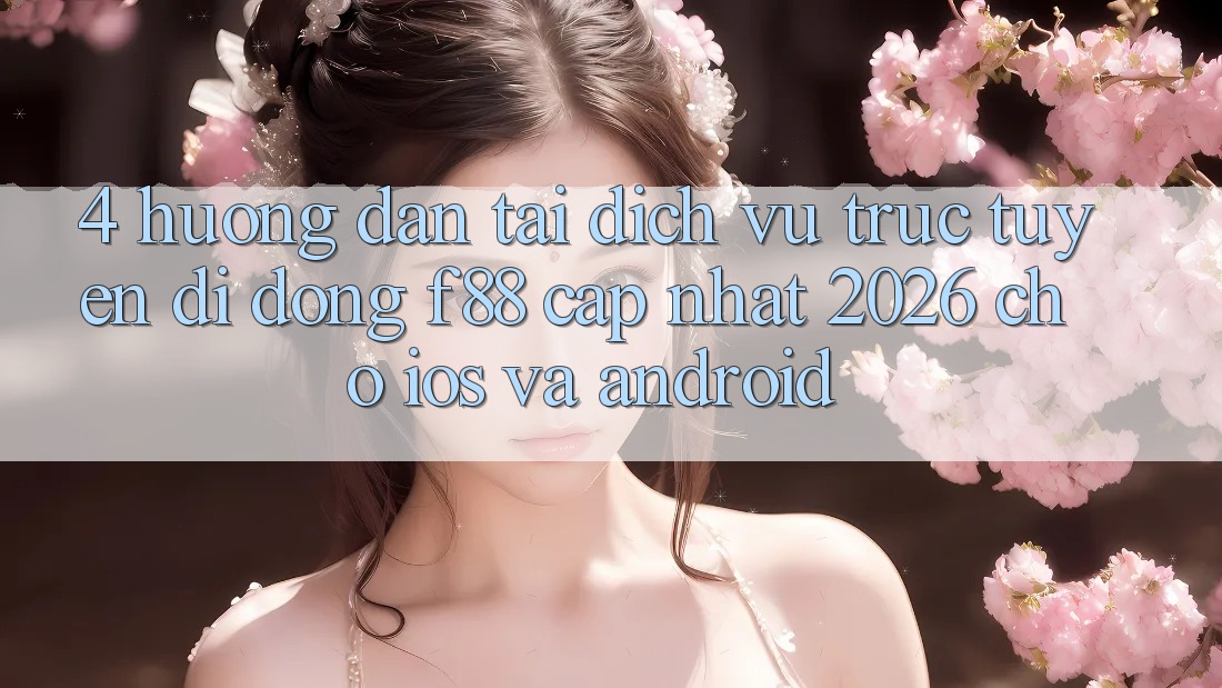4. Hướng dẫn Tải Dịch vụ trực tuyến di động f88 Cập Nhật 2026 Cho iOS Và Android