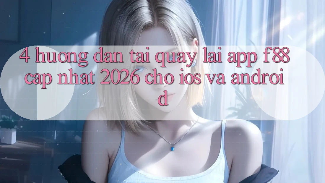4. Hướng Dẫn Tải quay lại App f88 Cập Nhật 2026 Cho iOS Và Android