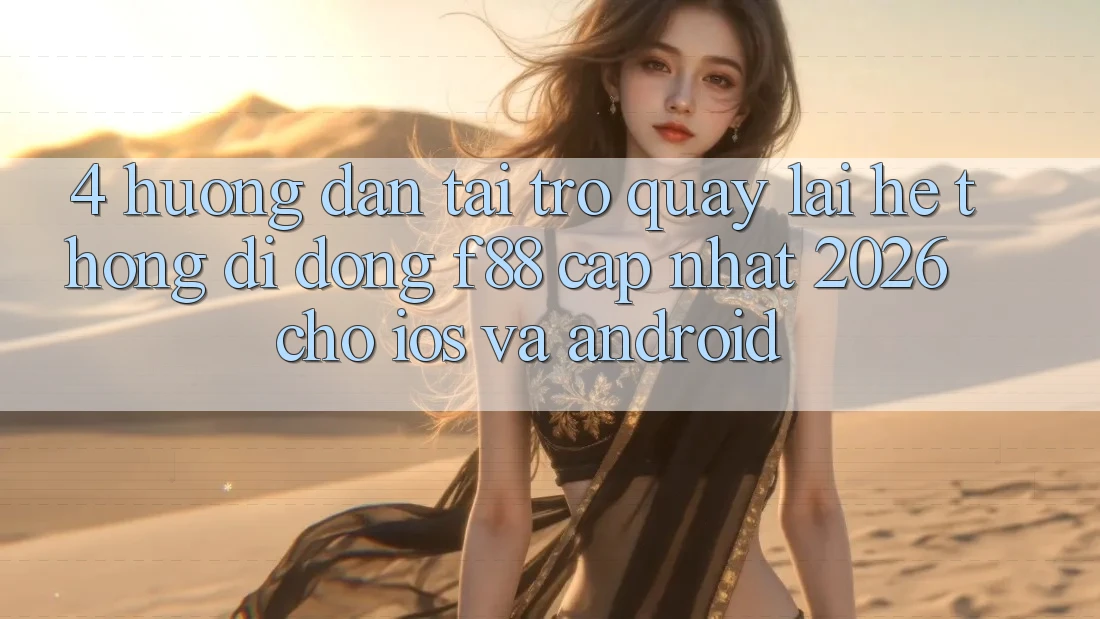 4. Hướng Dẫn Tải trở quay lại Hệ thống di động f88 Cập Nhật 2026 Cho iOS Và Android