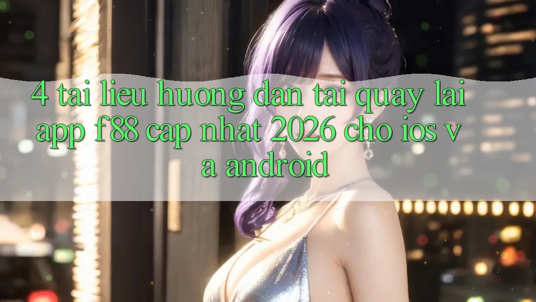 4. Tài liệu hướng dẫn Tải quay lại App f88 Cập Nhật 2026 Cho iOS Và Android