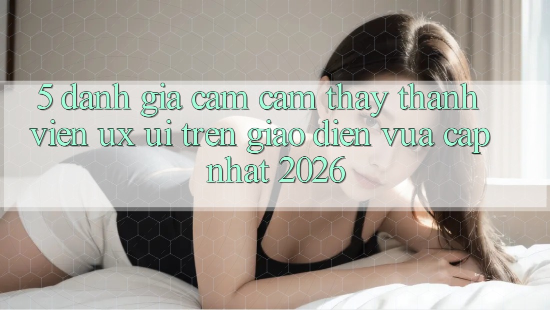 5. Đánh Giá Cảm cảm thấy Thành viên (UX/UI) Trên Giao Diện Vừa cập nhật 2026