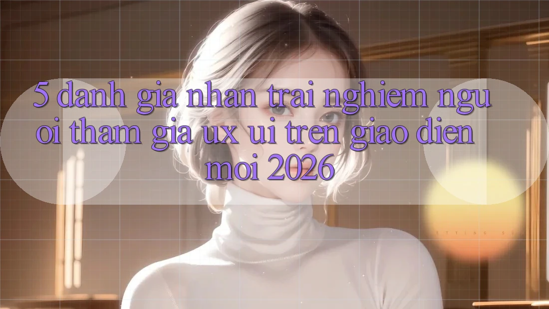 5. Đánh Giá Nhận trải nghiệm Người tham gia (UX/UI) Trên Giao Diện Mới 2026