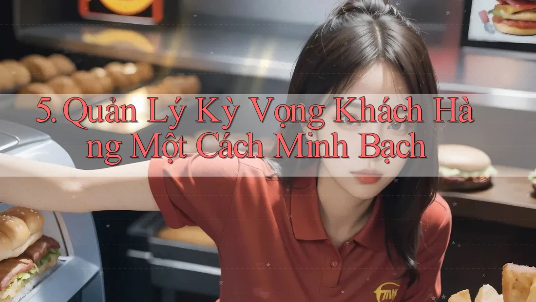 5. Quản Lý Kỳ Vọng Khách Hàng Một Cách Minh Bạch