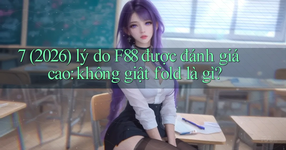 7 (2026) lý do F88 được đánh giá cao không giật fold là gì