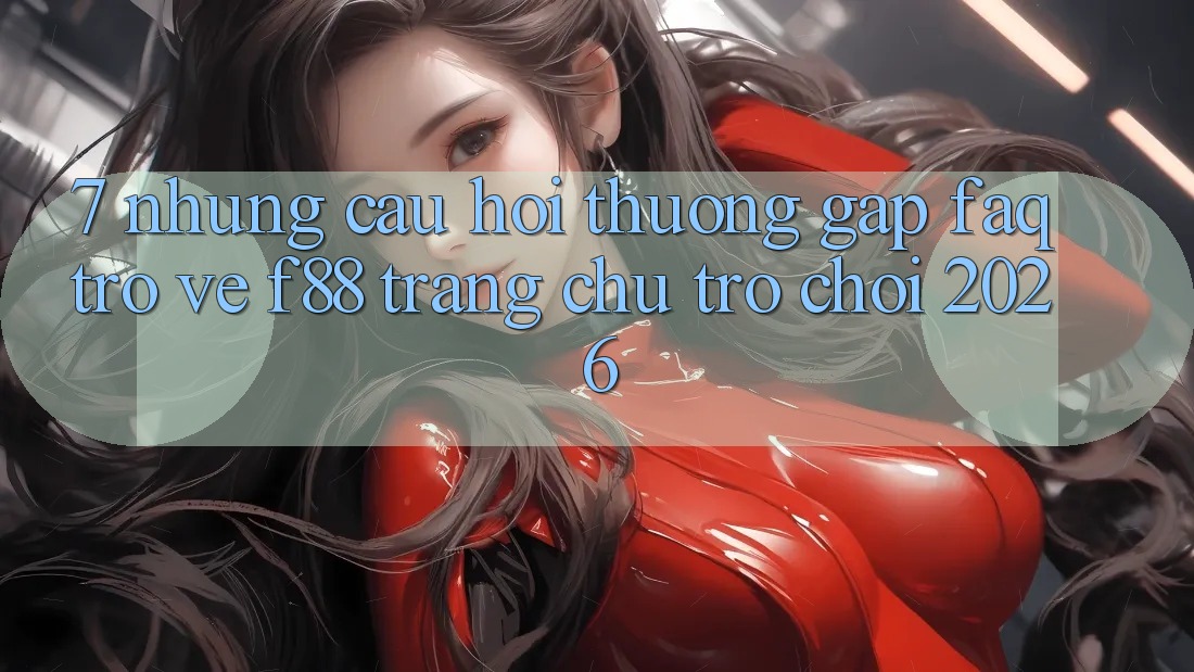 7. Những Câu Hỏi Thường Gặp (FAQ) Trở về f88 - Trang chủ Trò chơi 2026