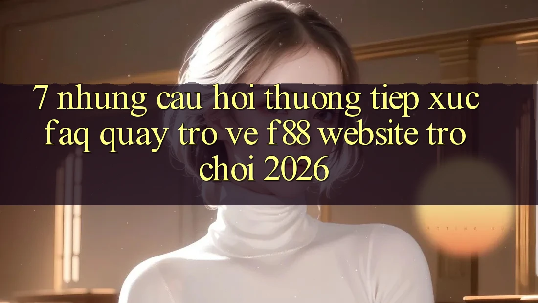 7. Những Câu Hỏi Thường Tiếp xúc (FAQ) Quay trở về f88 - Website Trò chơi 2026
