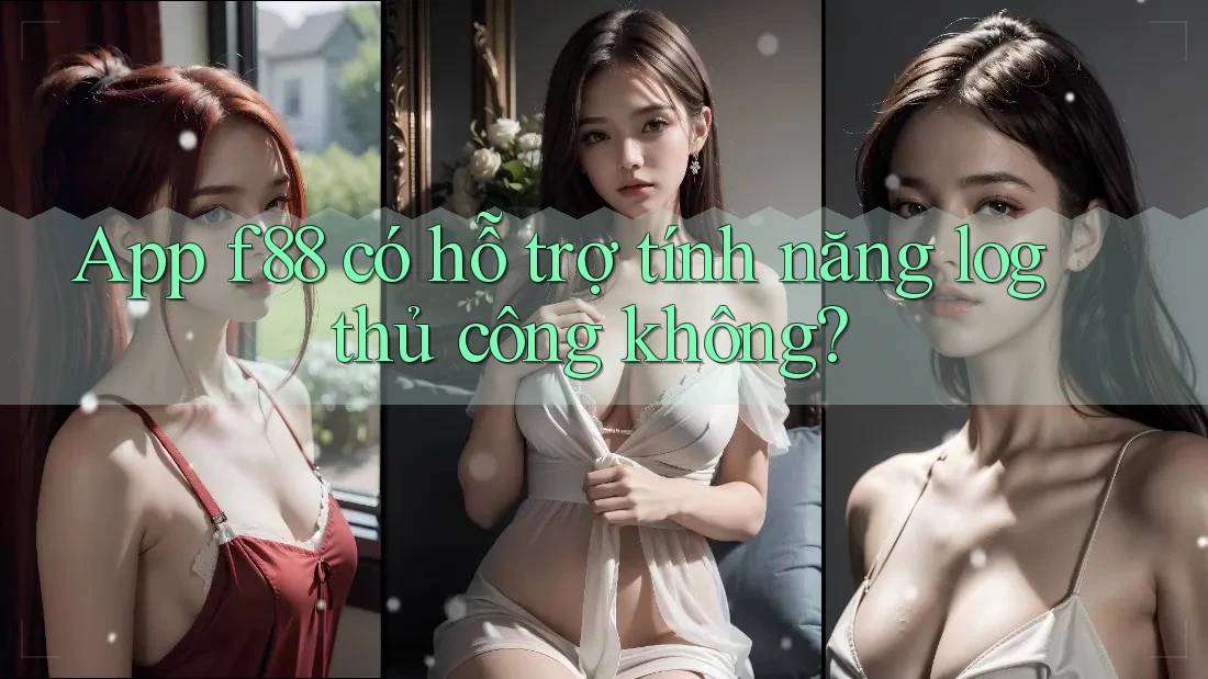 App f88 có hỗ trợ tính năng log thủ công không?