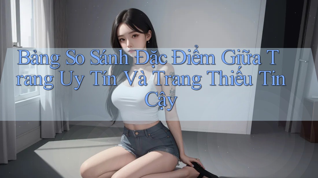 Bảng So Sánh Đặc Điểm Giữa Trang Uy Tín Và Trang Thiếu Tin Cậy