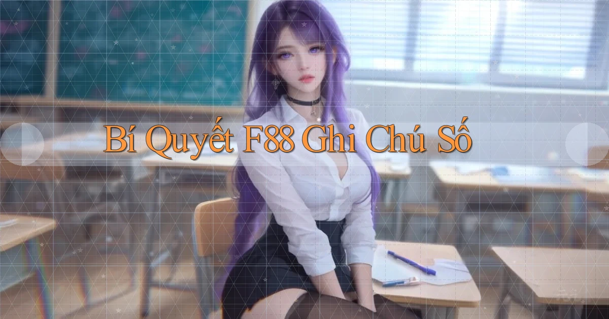 bí quyết f88 ghi chú số