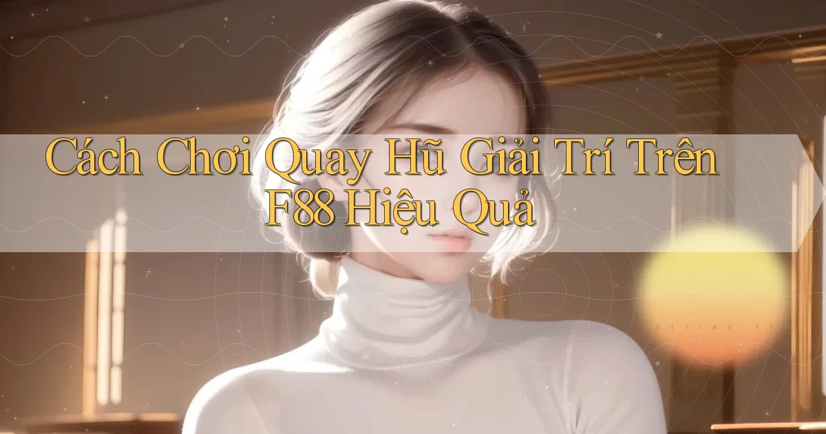 cách chơi quay hũ giải trí trên f88 hiệu quả