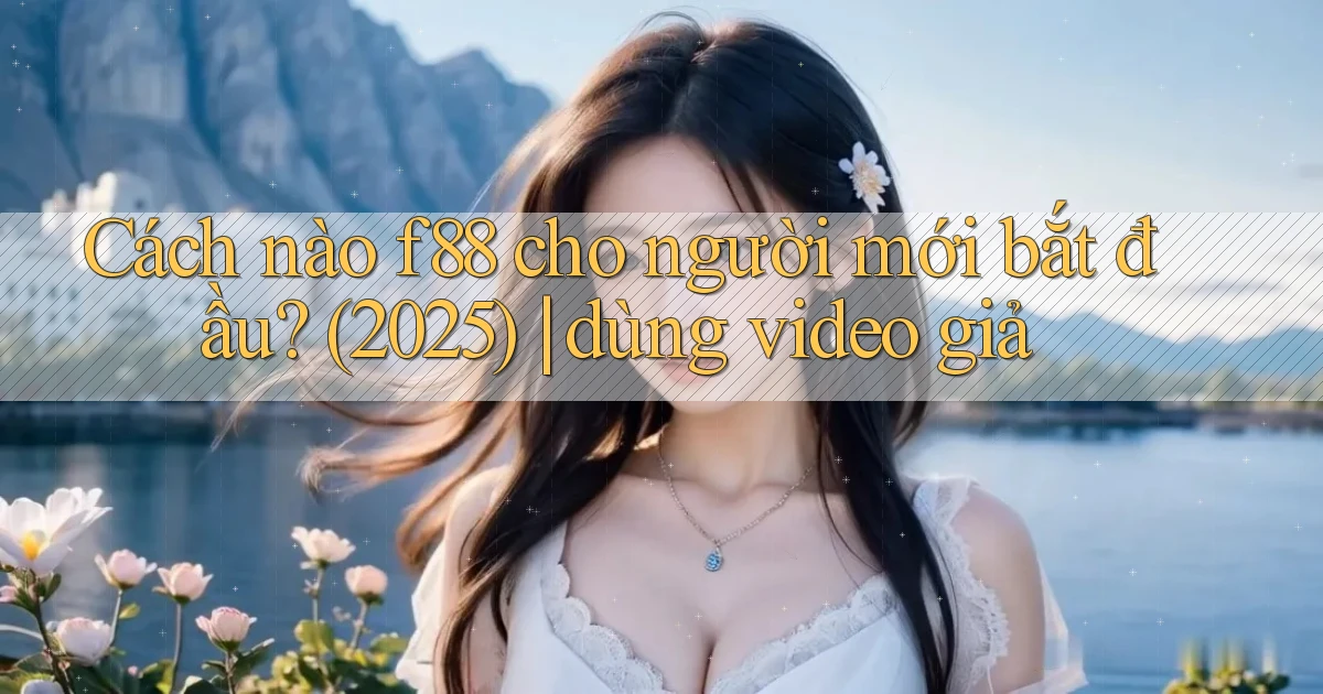 Cách nào f88 cho người mới bắt đầu (2025) dùng video giả
