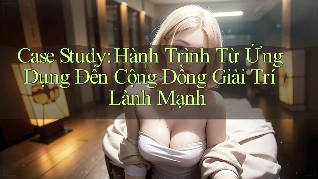 Case Study: Hành Trình Từ Ứng Dụng Đến Cộng Đồng Giải Trí Lành Mạnh Case Study: Hành Trình Từ Ứng Dụng Đến Cộng Đồng Giải Trí Lành Mạnh