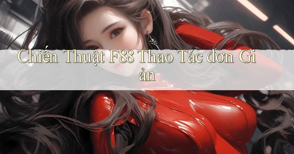 chiến thuật f88 thao tác đơn giản