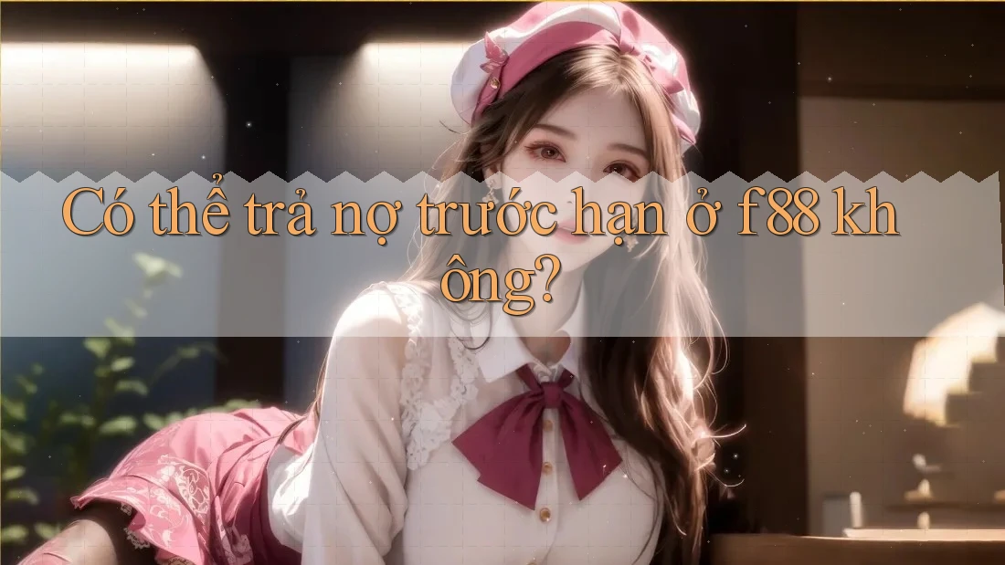Có thể trả nợ trước hạn ở f88 không?