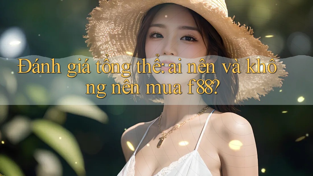 Đánh giá tổng thể: Ai nên và không nên mua f88?