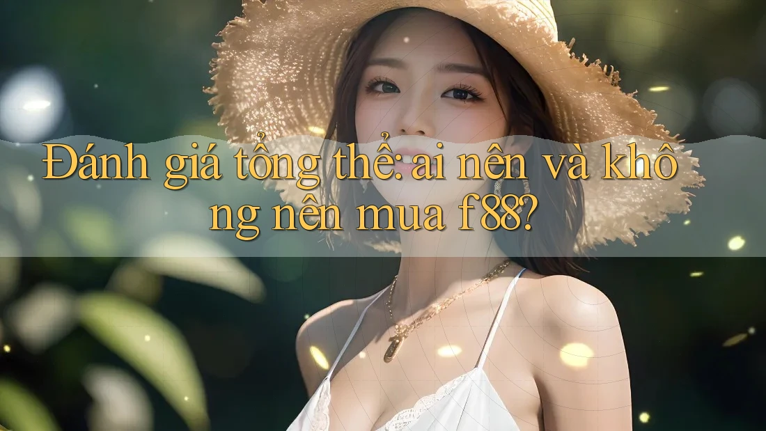Đánh giá tổng thể: ai nên và không nên mua f88?