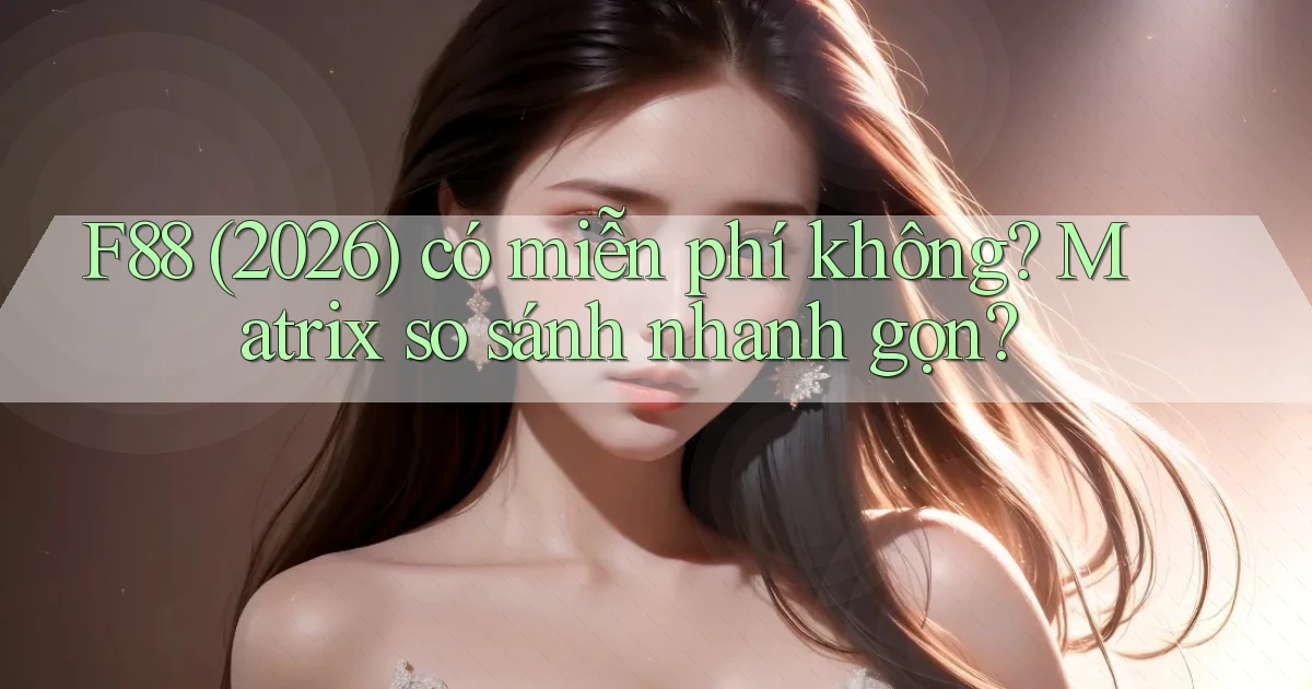 f88 (2026) có miễn phí không matrix so sánh nhanh gọn