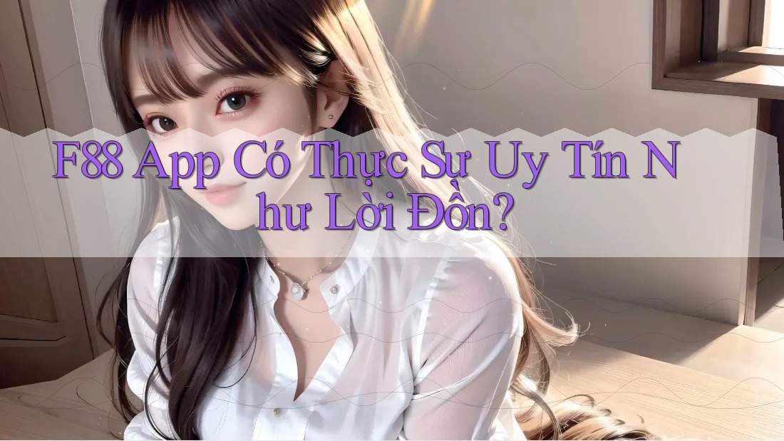 F88 App Có Thực Sự Uy Tín Như Lời Đồn?