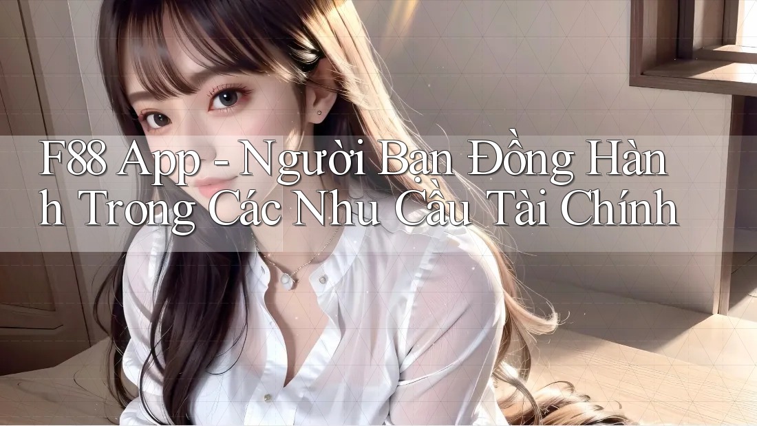 F88 App - Người Bạn Đồng Hành Trong Các Nhu Cầu Tài Chính