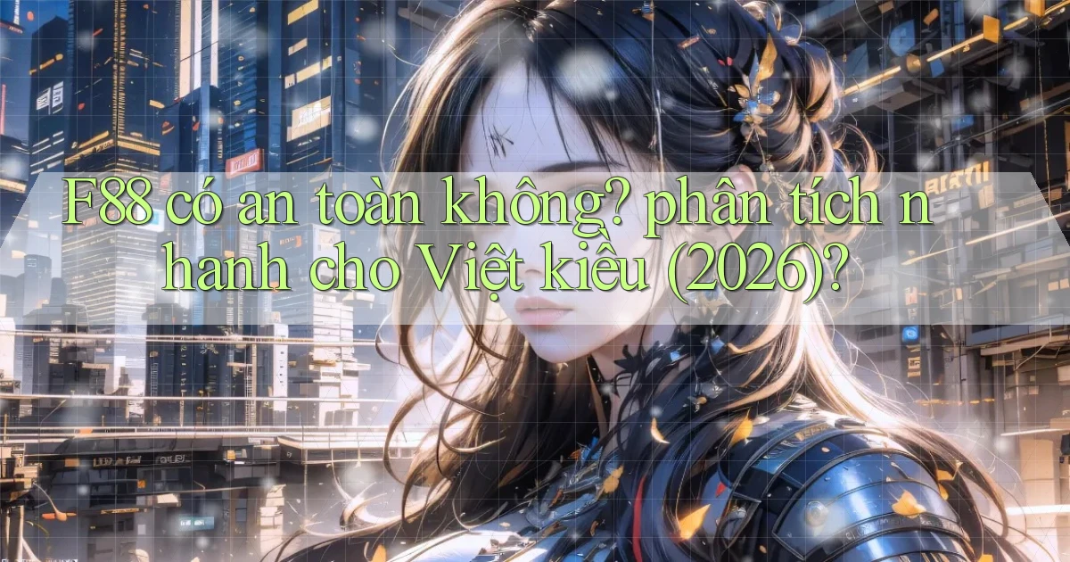 F88 có an toàn không phân tích nhanh cho Việt kiều (2026)