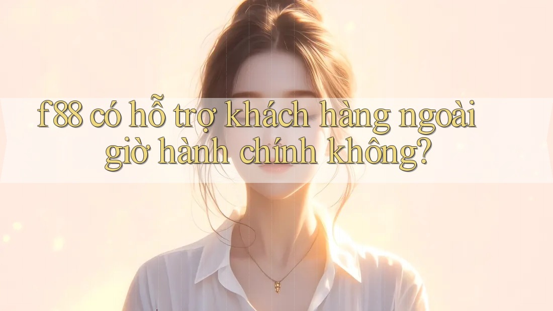 f88 có hỗ trợ khách hàng ngoài giờ hành chính không?