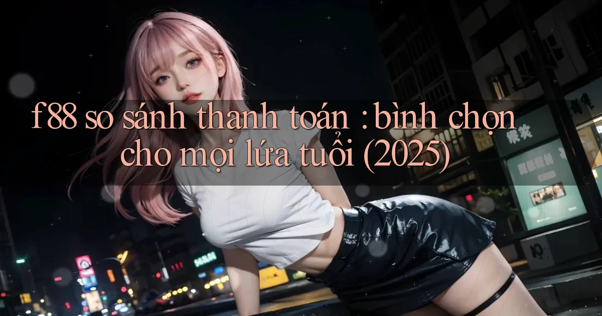 f88 so sánh thanh toán bình chọn cho mọi lứa tuổi (2025)