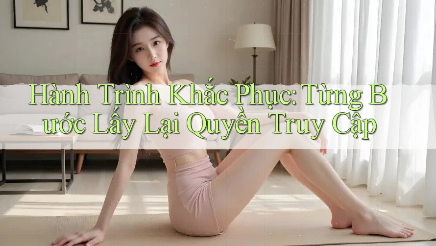 Hành Trình Khắc Phục: Từng Bước Lấy Lại Quyền Truy Cập