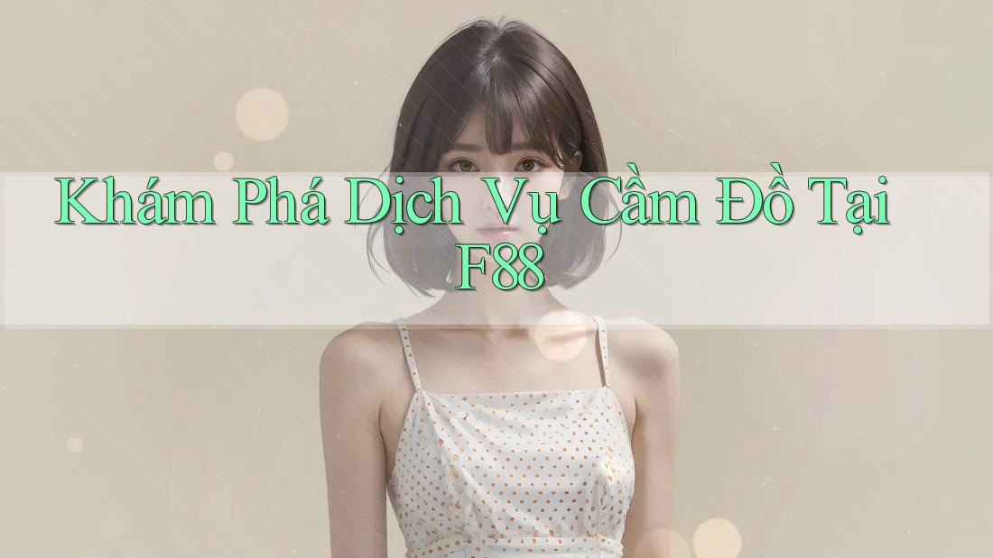 Khám Phá Dịch Vụ Cầm Đồ Tại F88