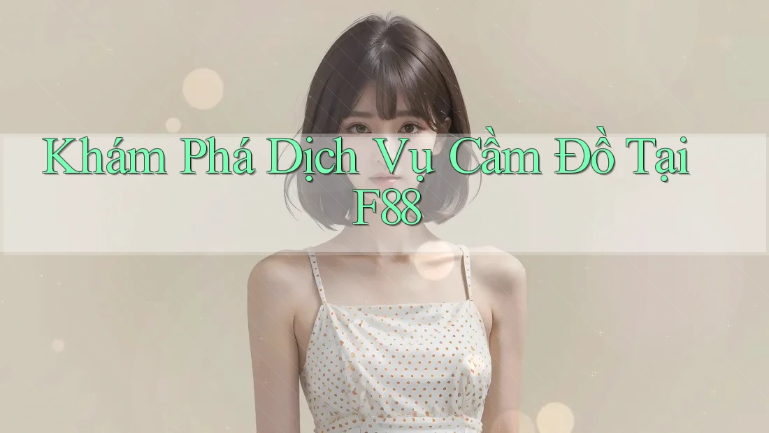 Khám Phá Dịch Vụ Cầm Đồ Tại F88