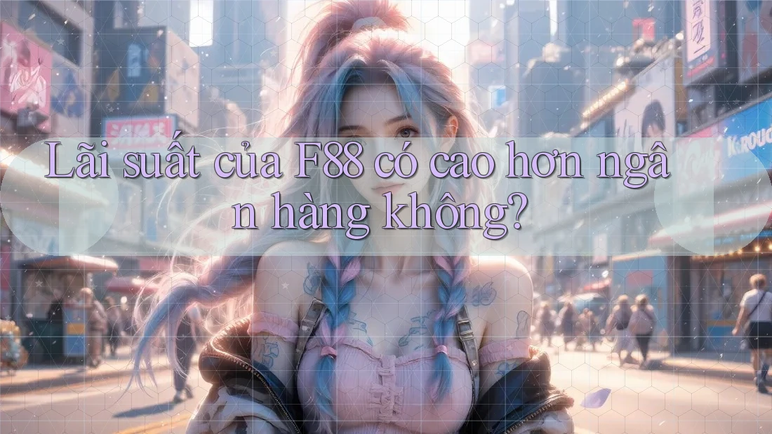 Lãi suất của F88 có cao hơn ngân hàng không?