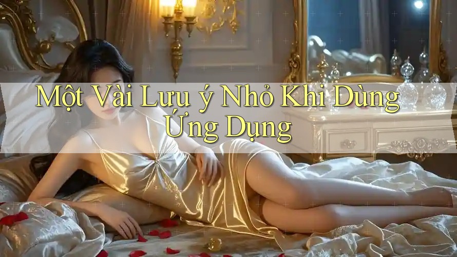 Một Vài Lưu Ý Nhỏ Khi Dùng Ứng Dụng