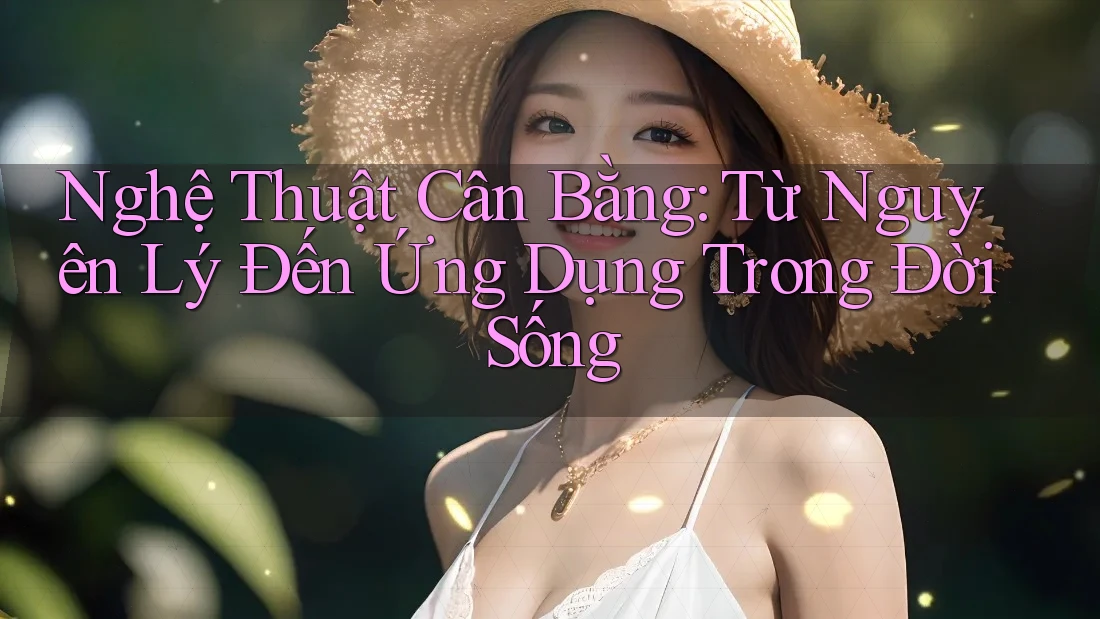 Nghệ Thuật Cân Bằng: Từ Nguyên Lý Đến Ứng Dụng Trong Đời Sống
