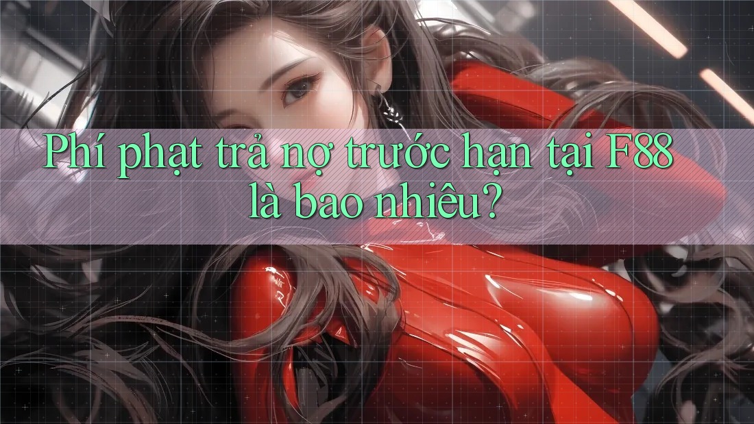Phí phạt trả nợ trước hạn tại F88 là bao nhiêu?