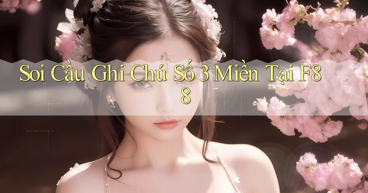 soi cầu ghi chú số 3 miền tại f88