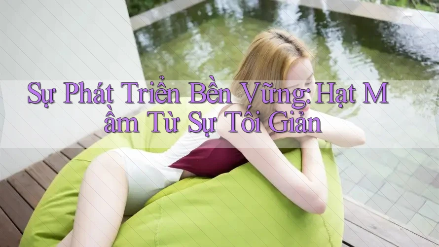 Sự Phát Triển Bền Vững: Hạt Mầm Từ Sự Tối Giản Sự Phát Triển Bền Vững: Hạt Mầm Từ Sự Tối Giản