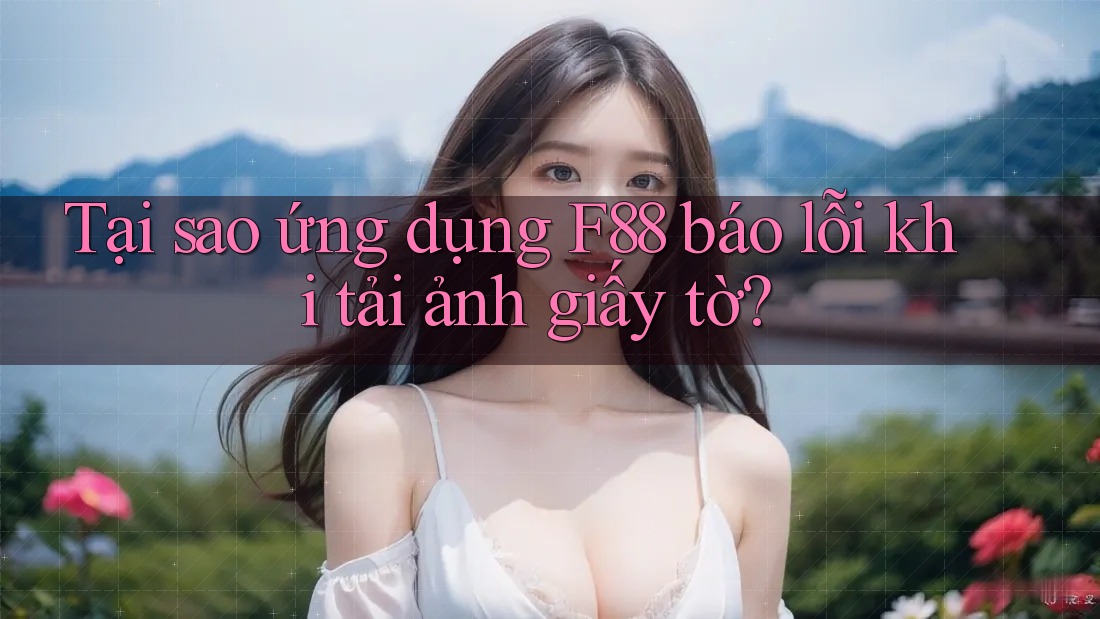 Tại sao ứng dụng F88 báo lỗi khi tải ảnh giấy tờ?