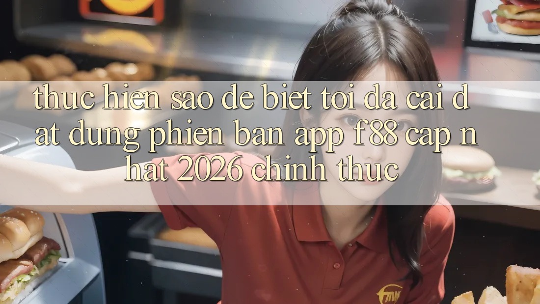Thực hiện sao để biết tôi đã cài đặt đúng phiên bản app f88 cập nhật 2026 chính thức?