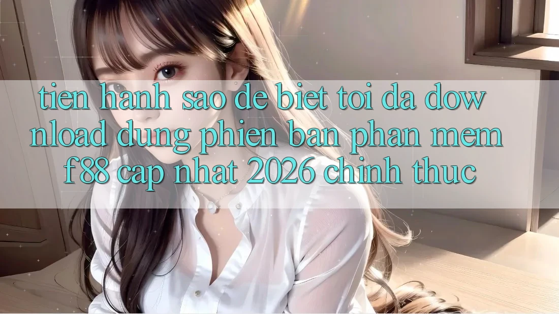 Tiến hành sao để biết tôi đã download đúng phiên bản phần mềm f88 cập nhật 2026 chính thức?
