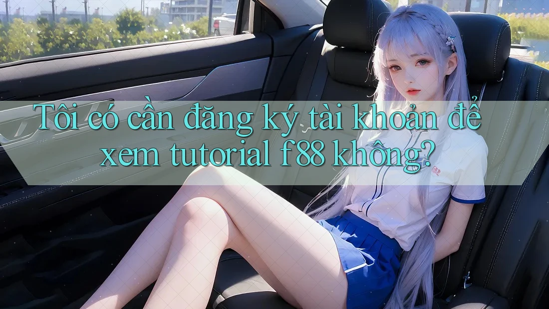 Tôi có cần đăng ký tài khoản để xem tutorial f88 không?