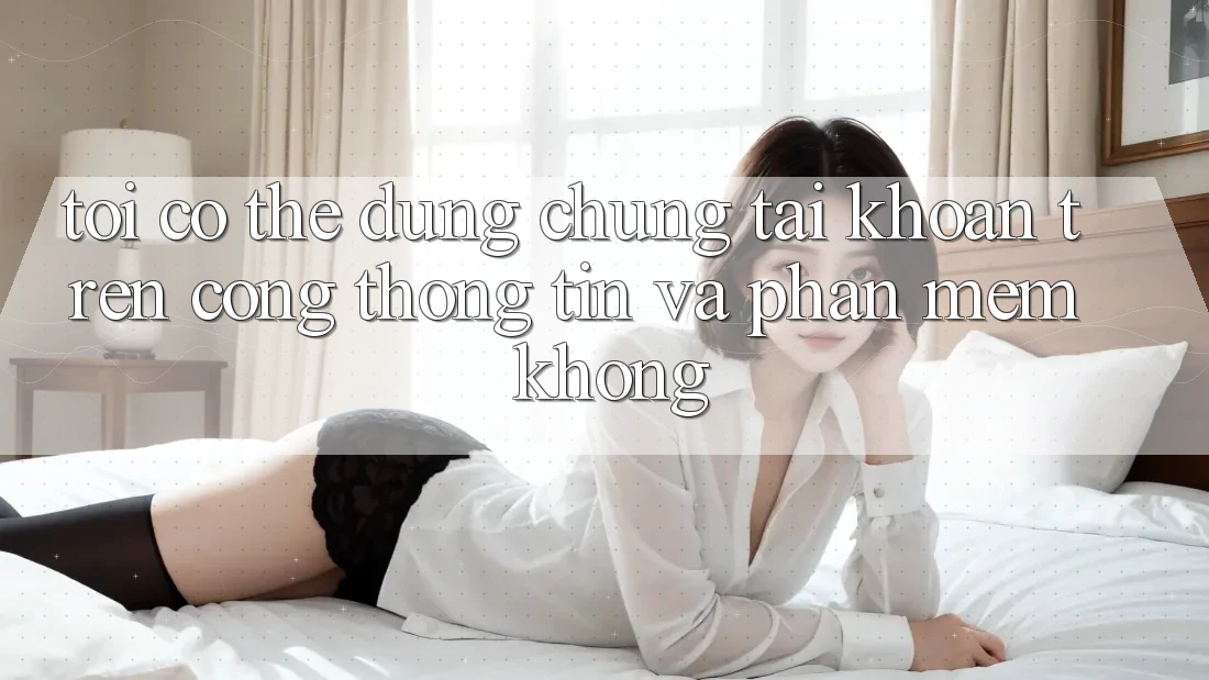 Tôi có thể dùng chung tài khoản trên cổng thông tin và phần mềm không?