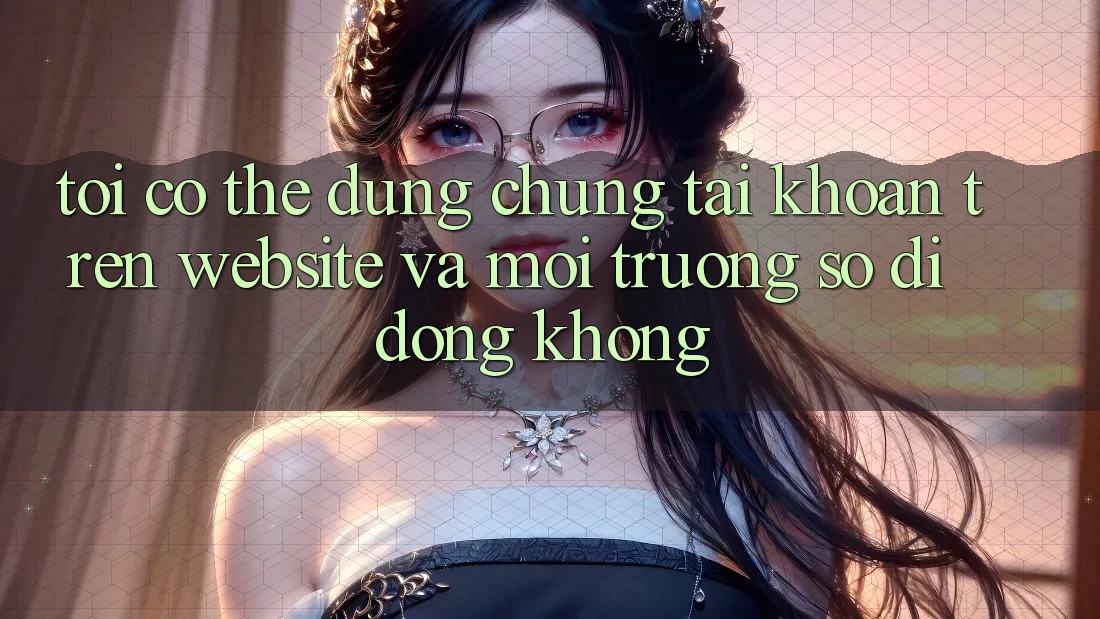 Tôi có thể dùng chung tài khoản trên website và môi trường số di động không?